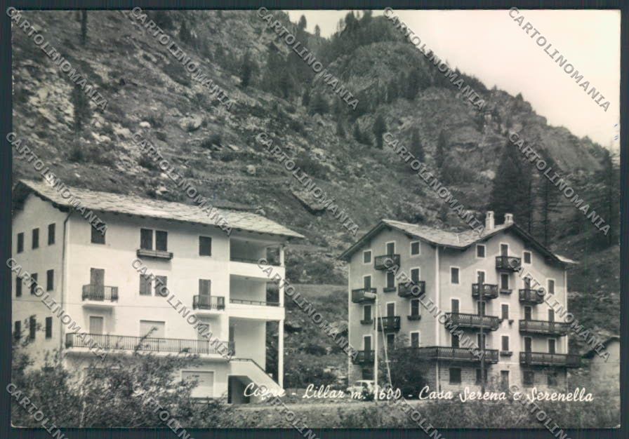 Aosta Cogne Lillaz foto FG cartolina MQ4197 – fronte