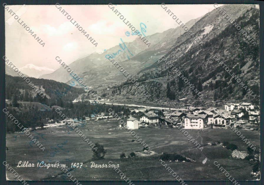 Aosta Cogne Lillaz ABRASA foto FG cartolina MQ4198 – fronte