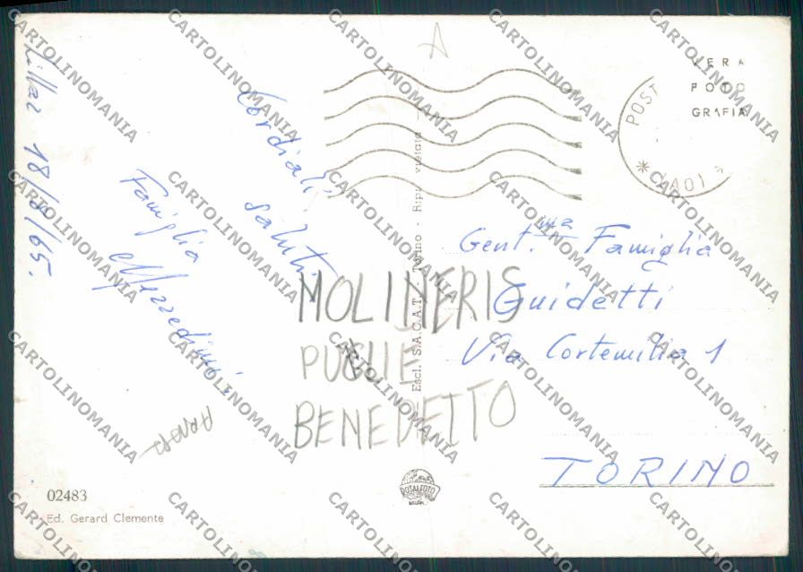 Aosta Cogne Lillaz ABRASA foto FG cartolina MQ4198 – retro