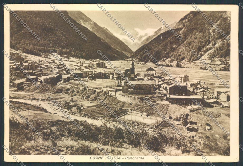 Aosta Cogne FG cartolina MQ4199 – fronte