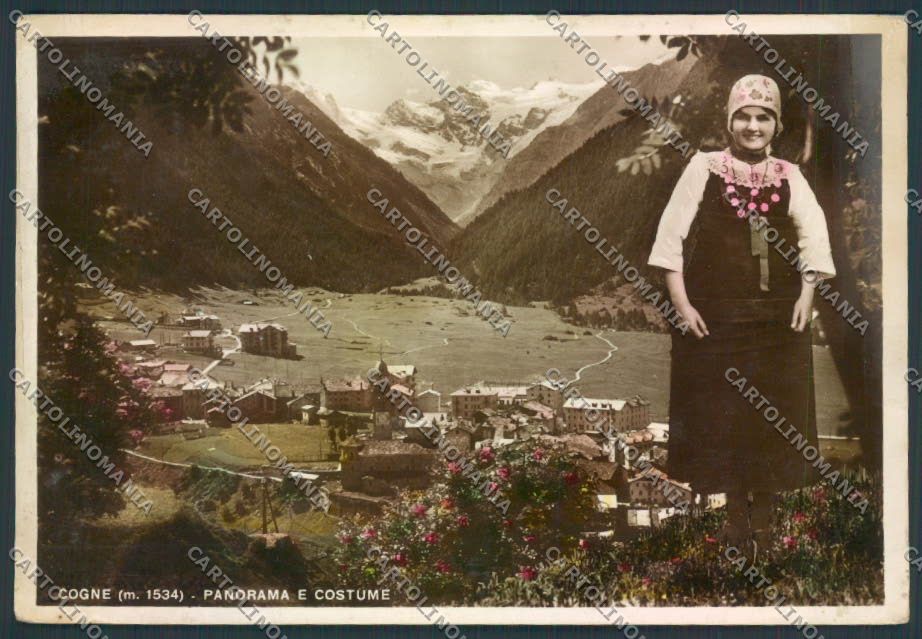 Aosta Cogne ABRASA foto FG cartolina MQ4201 – fronte