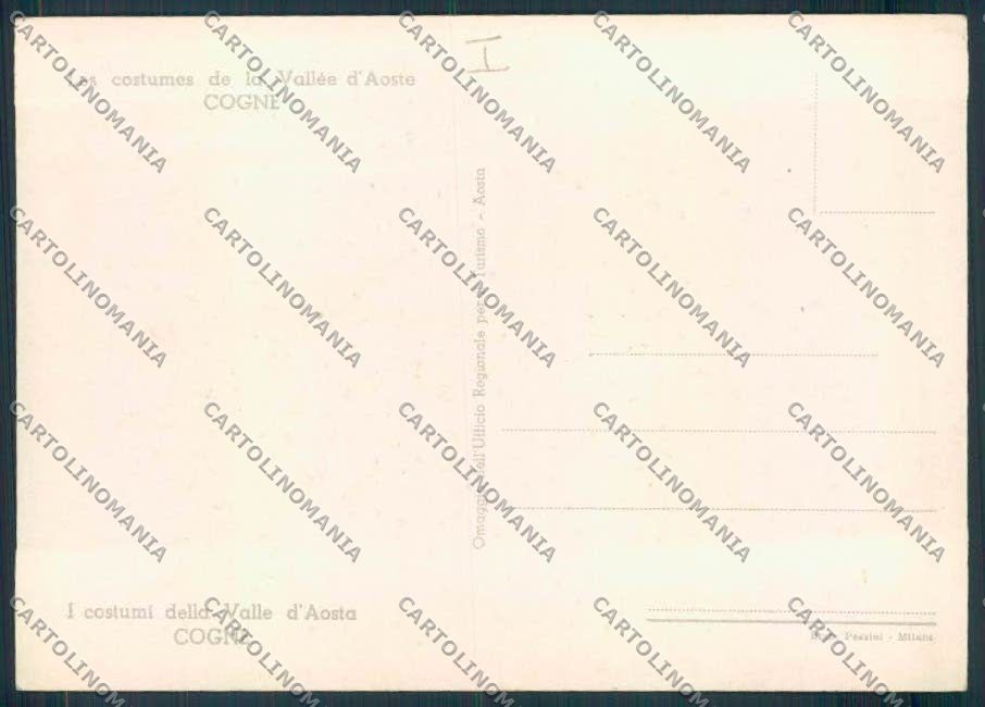 Aosta Cogne Musati FG cartolina MQ4207 – retro