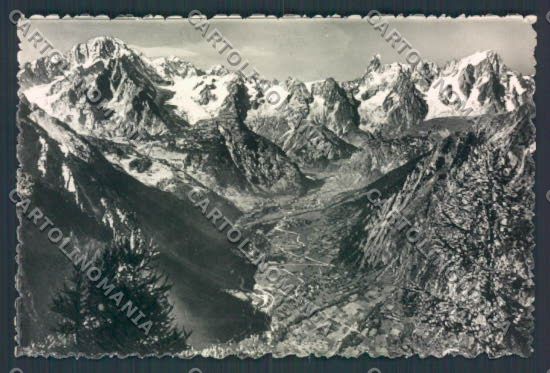 Aosta Courmayeur mini foto cartolina MQ4210 – fronte