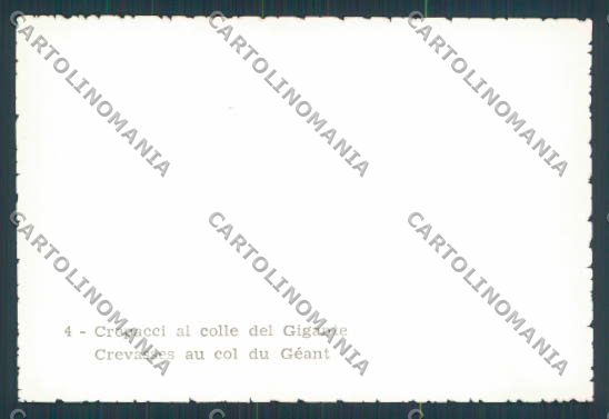 Aosta Courmayeur mini foto cartolina MQ4213 – retro