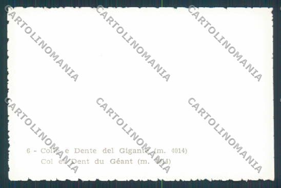 Aosta Courmayeur mini foto cartolina MQ4215 – retro