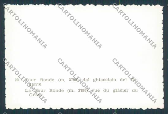 Aosta Courmayeur mini foto cartolina MQ4226 – retro