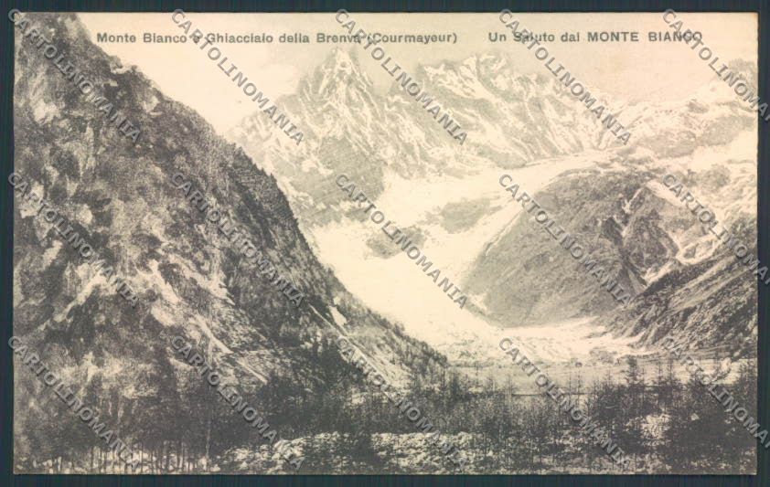 Aosta Courmayeur Ghiacciaio Brenva cartolina MQ4230 – fronte