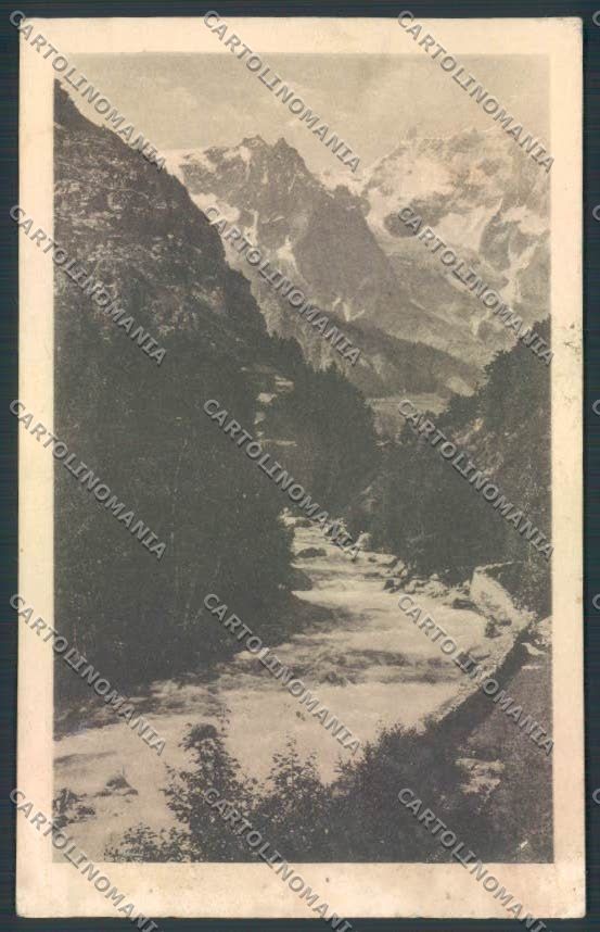 Aosta Courmayeur SCOLLATA cartolina MQ4232 – fronte