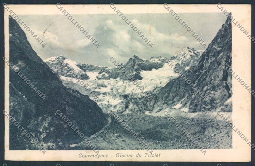 Aosta Courmayeur Ghiacciaio Triolet cartolina MQ4244 – fronte