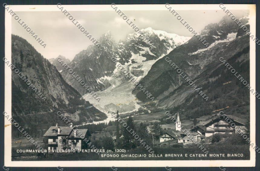 Aosta Courmayeur Ghiacciaio Brenva foto cartolina MQ4248 – fronte