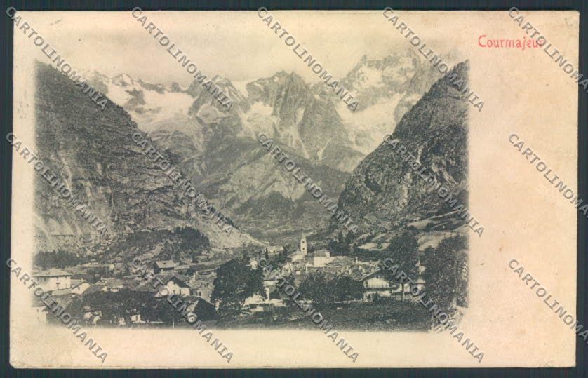 Aosta Courmayeur REINCOLLATA cartolina MQ4253 – fronte