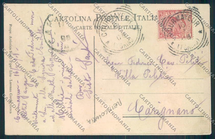 Aosta Courmayeur REINCOLLATA cartolina MQ4253 – retro
