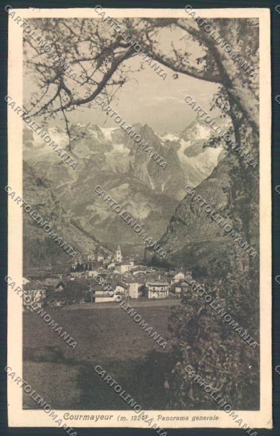 Aosta Courmayeur cartolina MQ4255 – fronte