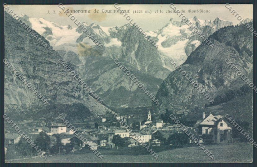 Aosta Courmayeur cartolina MQ4265 – fronte