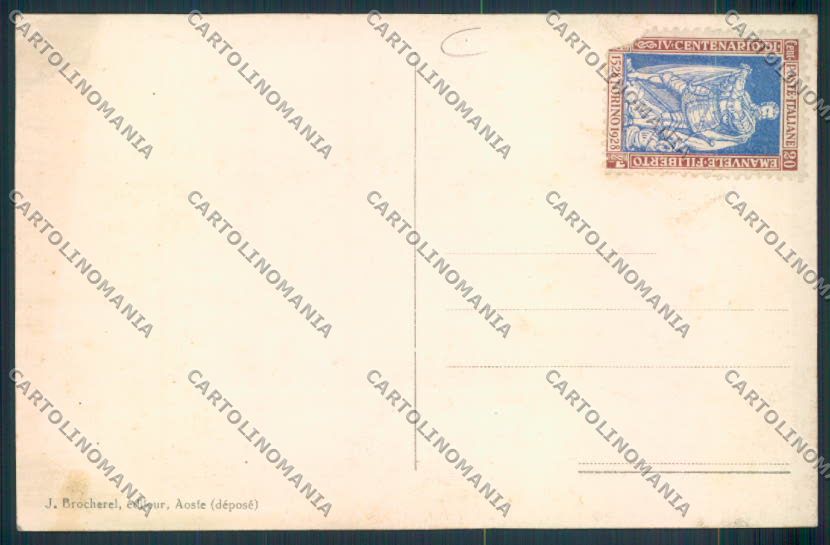 Aosta Courmayeur cartolina MQ4265 – retro