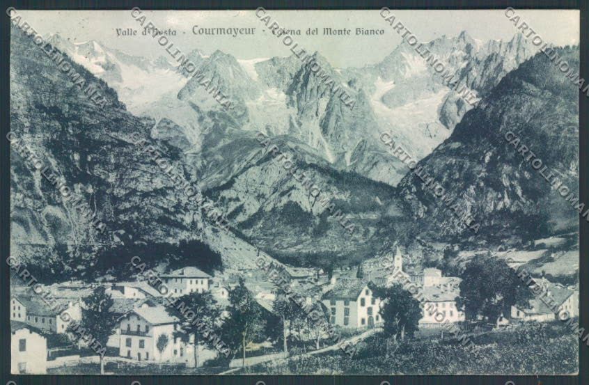 Aosta Courmayeur cartolina MQ4269 – fronte