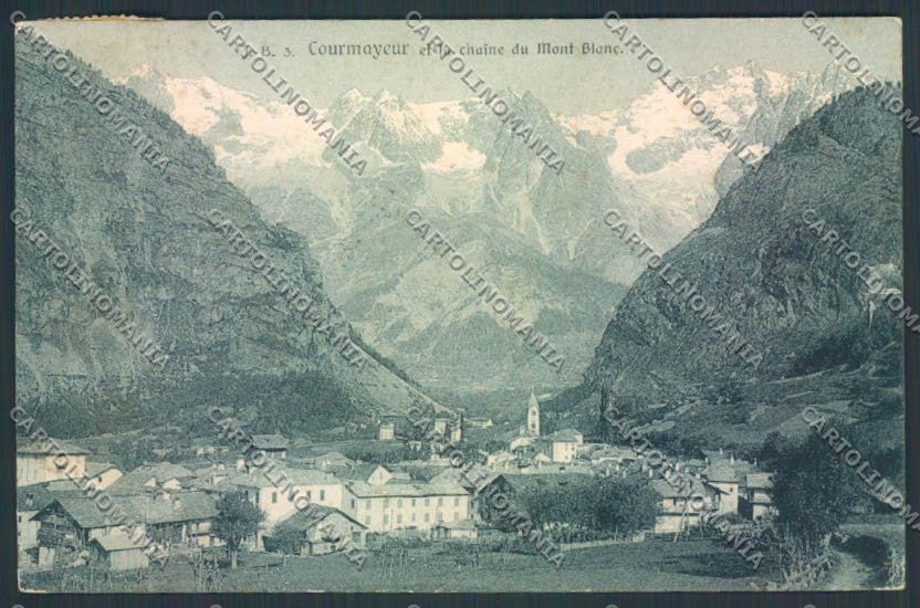 Aosta Courmayeur cartolina MQ4271 – fronte