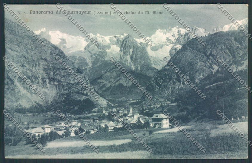 Aosta Courmayeur cartolina MQ4273 – fronte