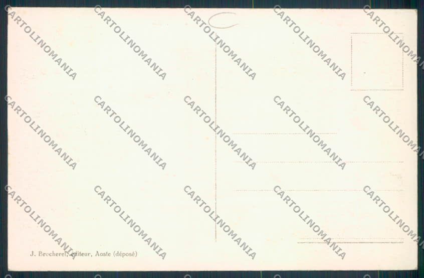 Aosta Courmayeur cartolina MQ4273 – retro