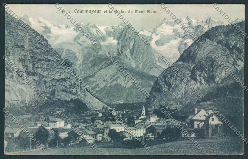 Aosta Courmayeur cartolina MQ4276 – fronte