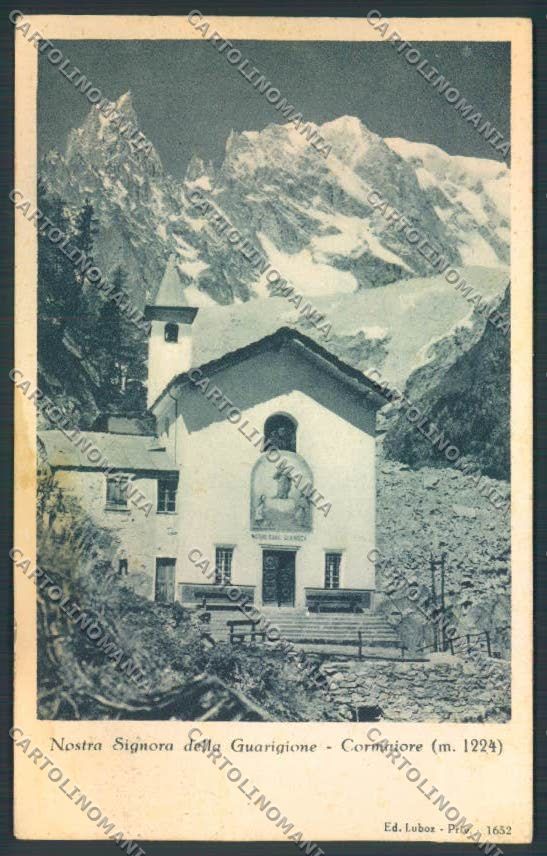 Aosta Courmayeur cartolina MQ4277 – fronte