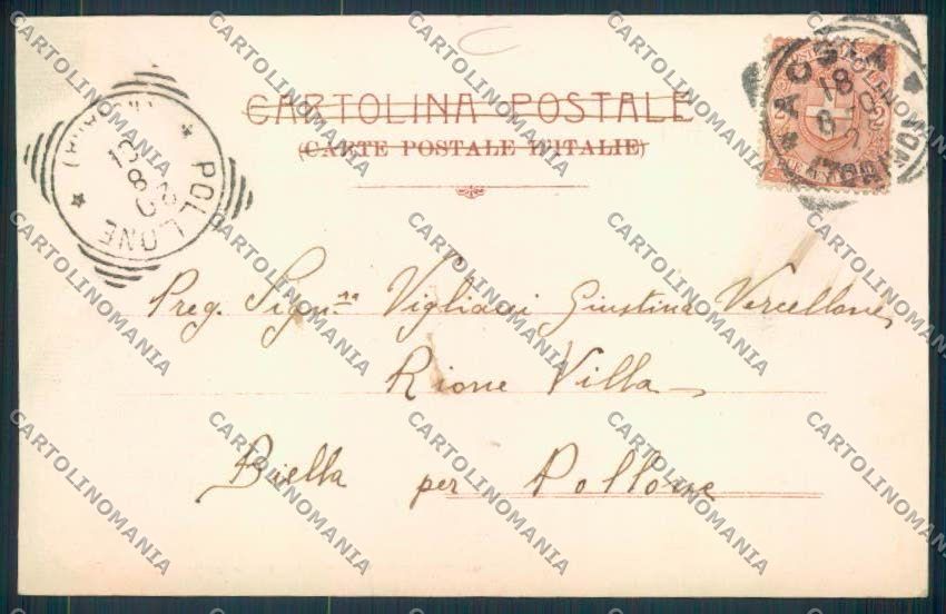 Aosta Courmayeur cartolina MQ4278 – retro