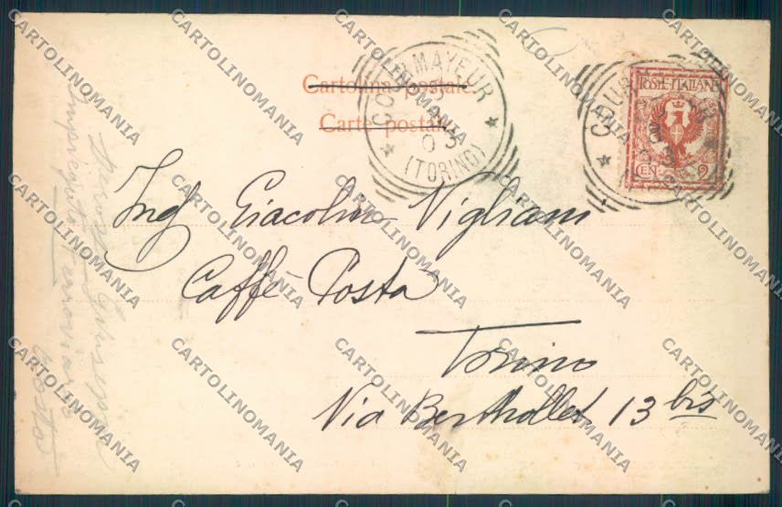 Aosta Courmayeur cartolina MQ4282 – retro