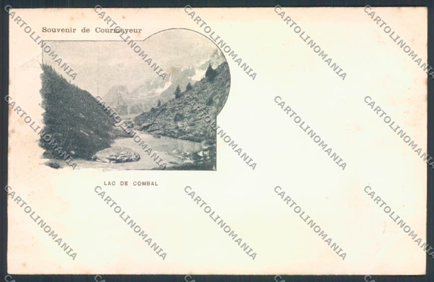 Aosta Courmayeur Lago Combal cartolina MQ4283 – fronte