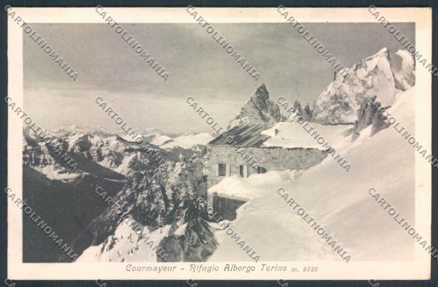 Aosta Courmayeur Rifugio Torino cartolina MQ4284 – fronte