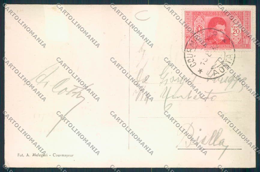 Aosta Courmayeur Rifugio Torino cartolina MQ4284 – retro