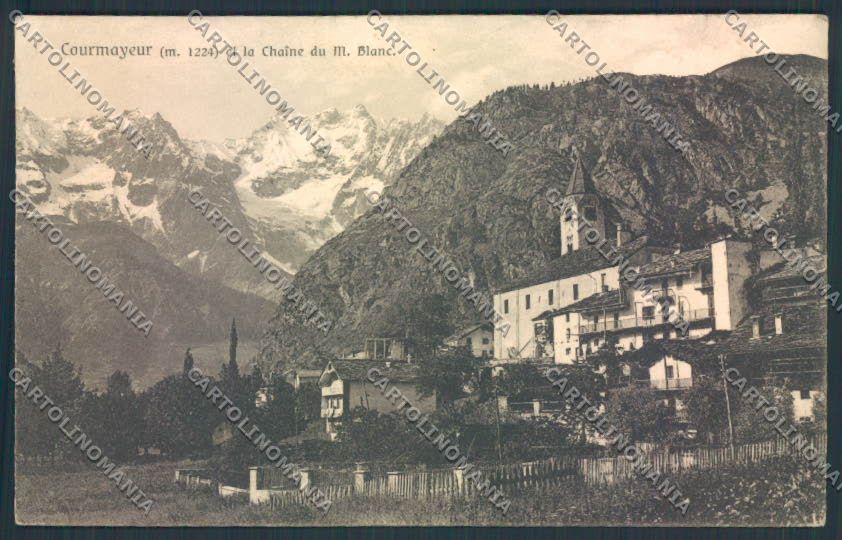 Aosta Courmayeur cartolina MQ4301 – fronte