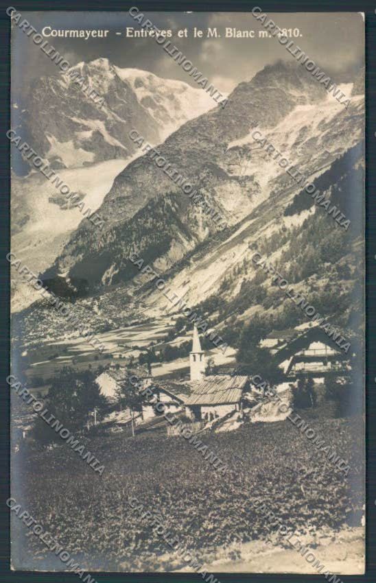 Aosta Courmayeur Entrèves foto cartolina MQ4302 – fronte