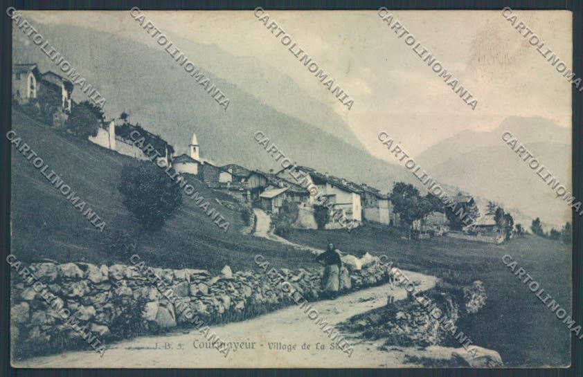 Aosta Courmayeur cartolina MQ4303 – fronte