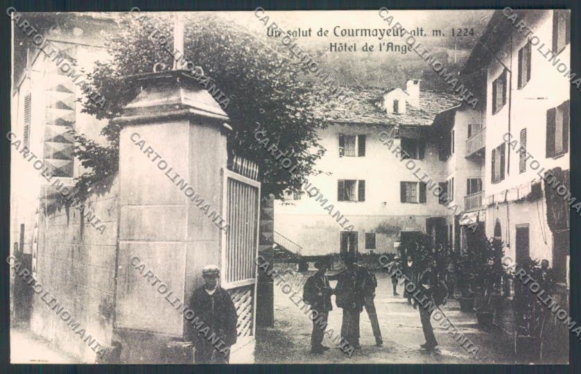 Aosta Courmayeur cartolina MQ4307 – fronte