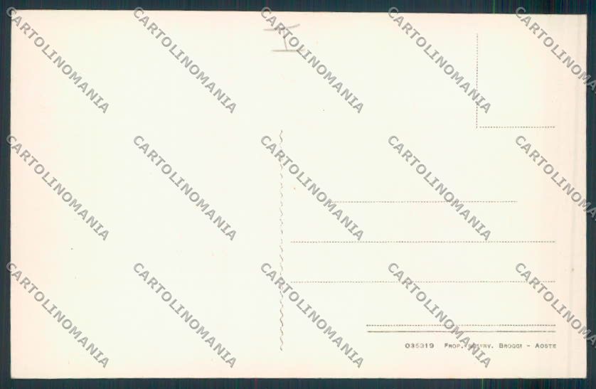 Aosta Courmayeur cartolina MQ4307 – retro