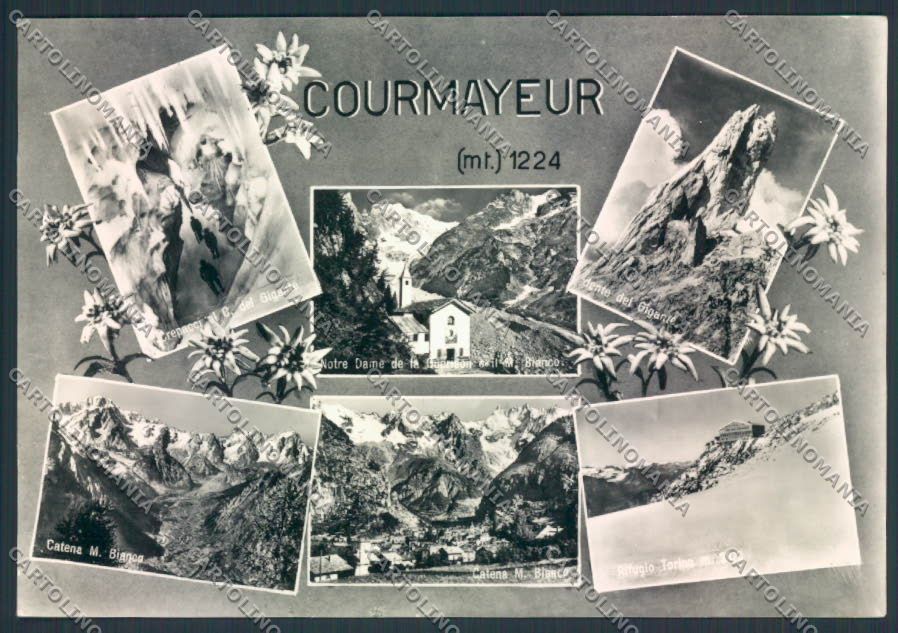 Aosta Courmayeur foto FG cartolina MQ4309 – fronte