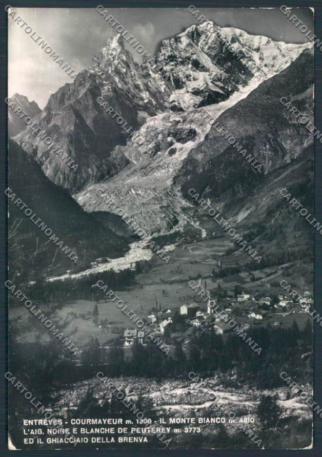 Aosta Courmayeur Ghiacciaio Brenva foto FG cartolina MQ4313 – fronte
