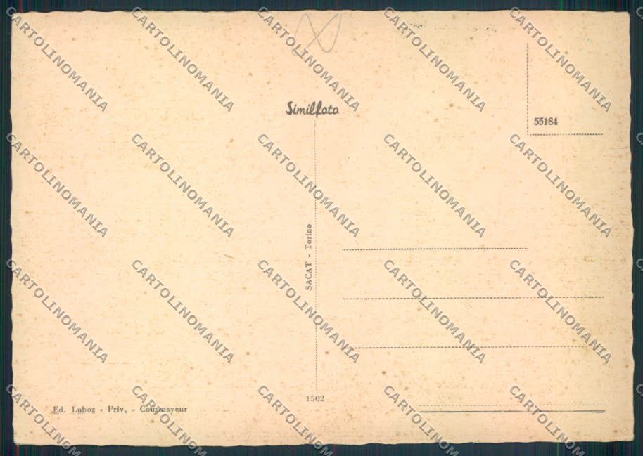 Aosta Courmayeur Ghiacciaio Brenva FG cartolina MQ4316 – retro