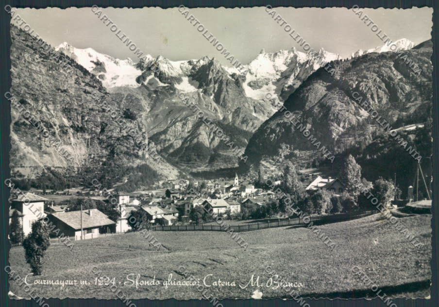 Aosta Courmayeur STRAPPINO foto FG cartolina MQ4323 – fronte