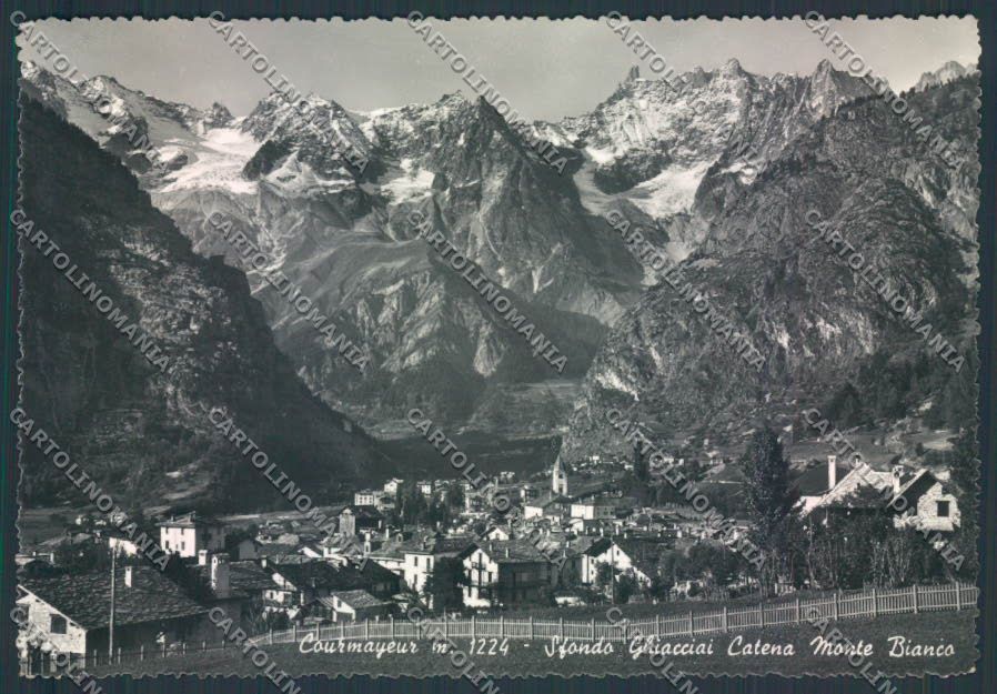 Aosta Courmayeur foto FG cartolina MQ4325 – fronte