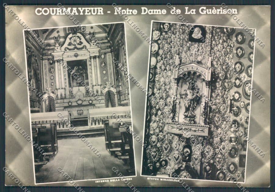 Aosta Courmayeur foto FG cartolina MQ4328 – fronte