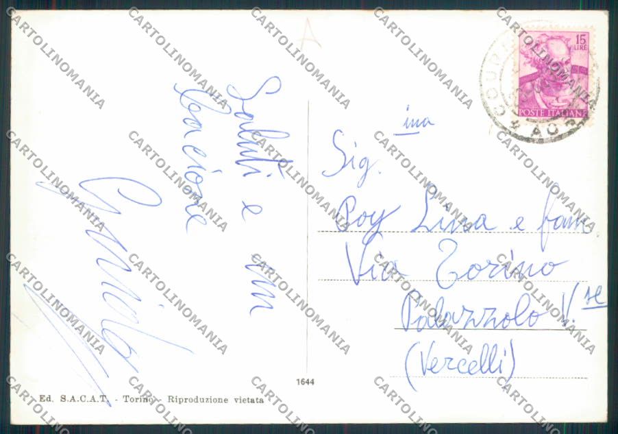 Aosta Courmayeur foto FG cartolina MQ4328 – retro