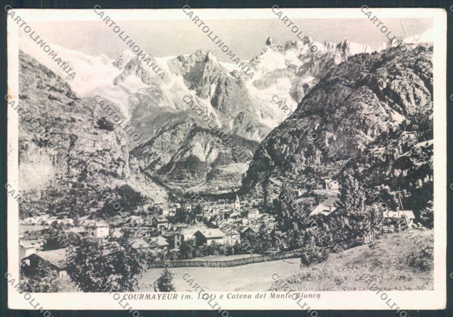 Aosta Courmayeur FG cartolina MQ4336 – fronte