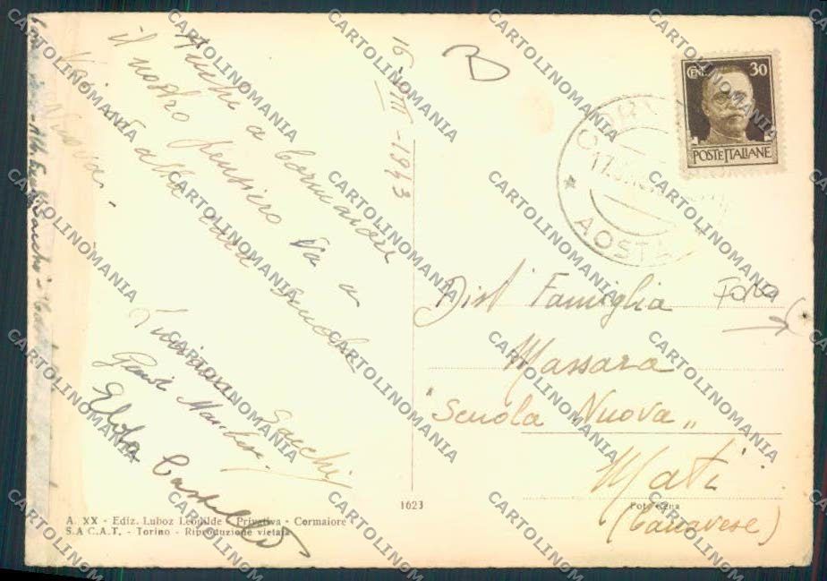 Aosta Courmayeur FORI foto FG cartolina MQ4340 – retro