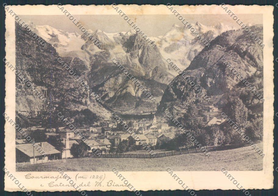 Aosta Courmayeur FG cartolina MQ4341 – fronte