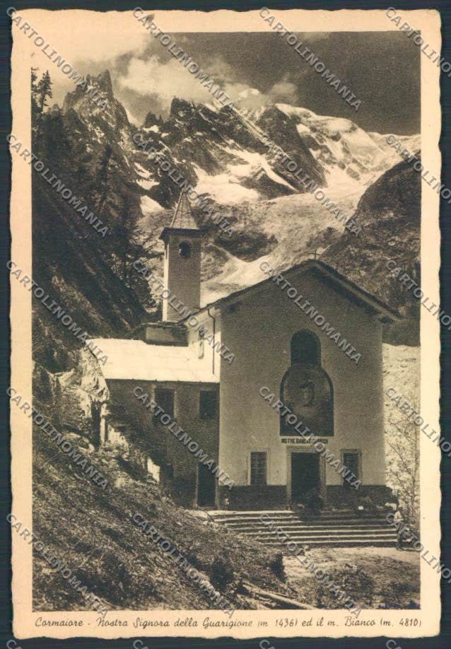 Aosta Courmayeur foto FG cartolina MQ4344 – fronte