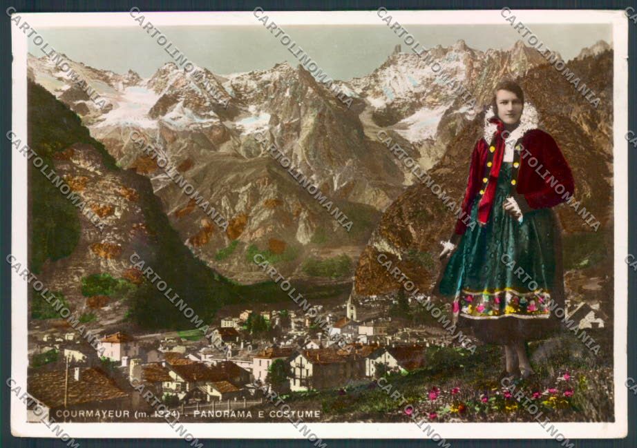 Aosta Courmayeur STRAPPINO foto FG cartolina MQ4349 – fronte