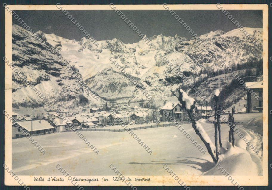 Aosta Courmayeur FG cartolina MQ4350 – fronte