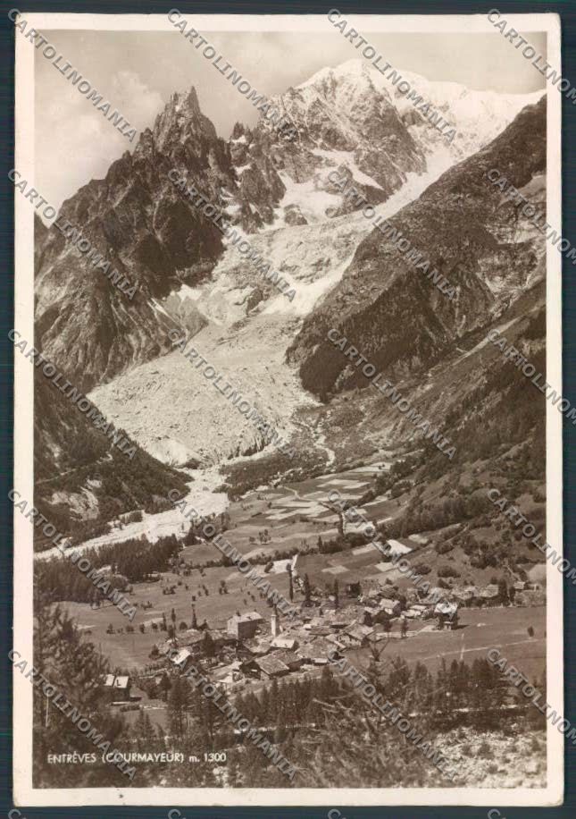Aosta Courmayeur foto FG cartolina MQ4352 – fronte