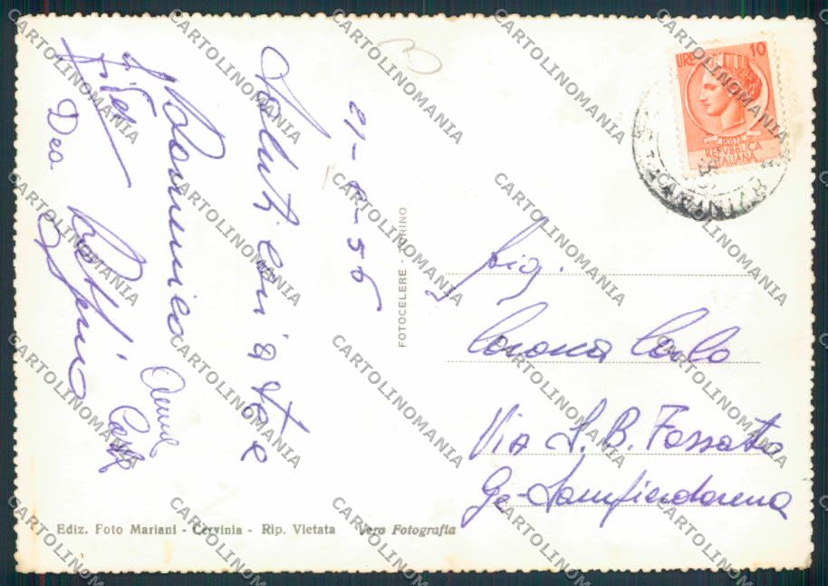 Aosta Donnas Saluti da foto FG cartolina MQ4357 – retro